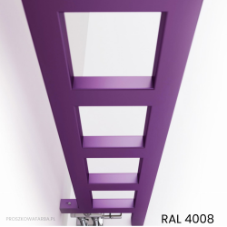 FARBA PROSZKOWA RAL 4008 Poliestrowa Fioletowy Sygnałowy PÓŁMAT  1 kg