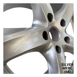 Farba Proszkowa Silver Merc (88) Gładka Satyna