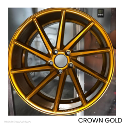 Farba Proszkowa CROWN GOLD Gładki Połysk 1 Kg.