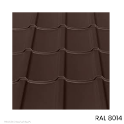 Farba Proszkowa Brązowy Irchowy