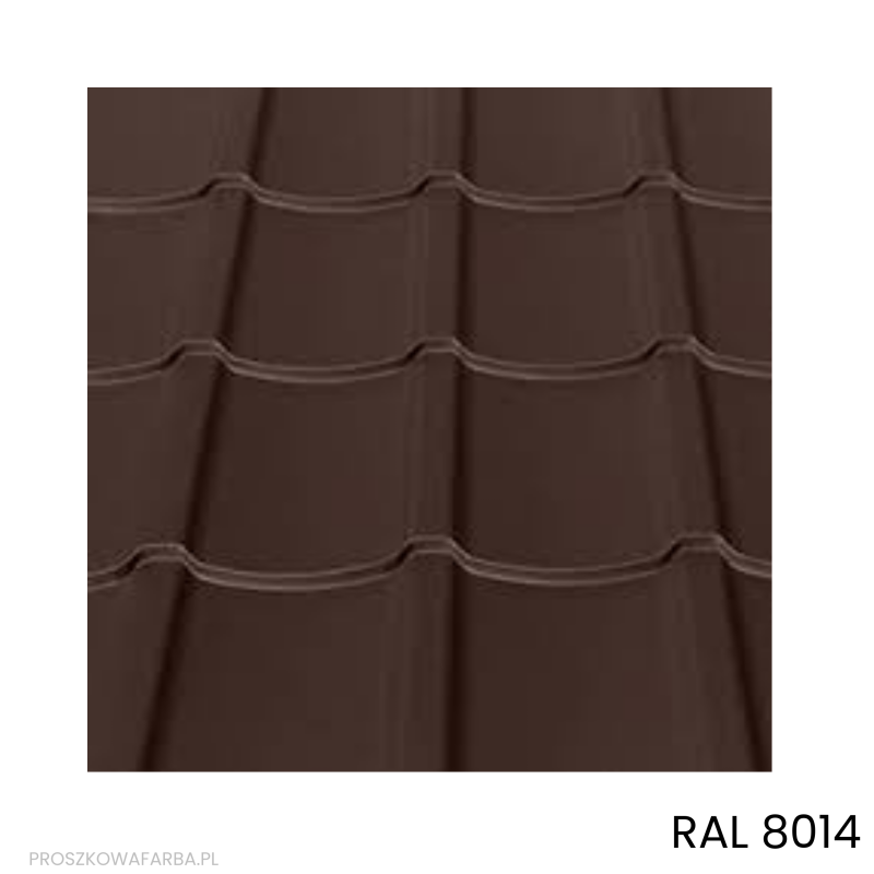 Farba Proszkowa Brązowy Irchowy