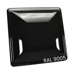 FARBA PROSZKOWA RAL9005 Poliester GŁADKI POŁYSK (Czarny)  25 kg [KARTON]