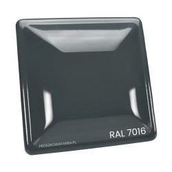 RAL 7016 Poliestrowa Szary Antracytowy Gładki Połysk 1 kg